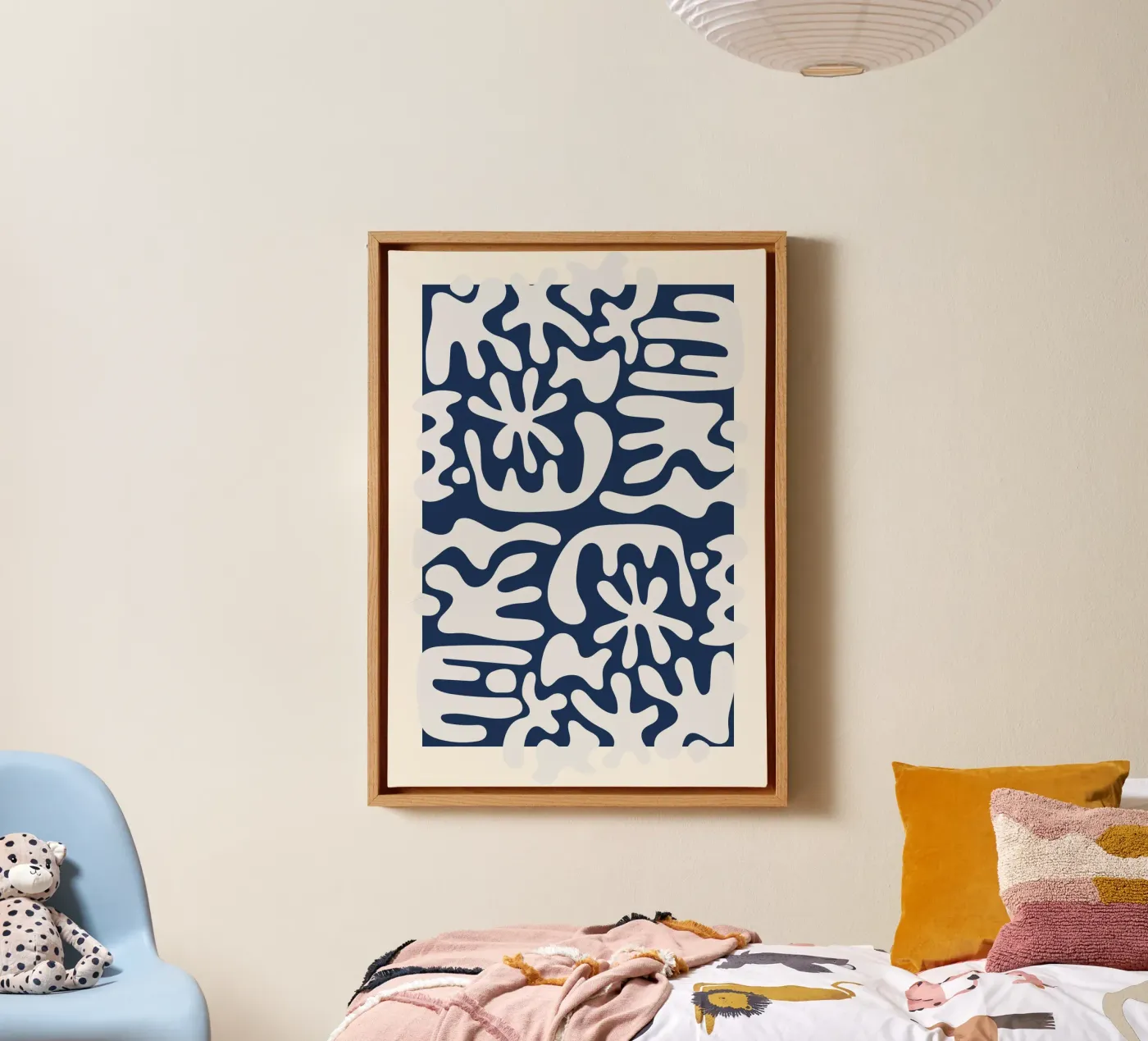 Abstracte echo's canvas van RS LAB STUDIO