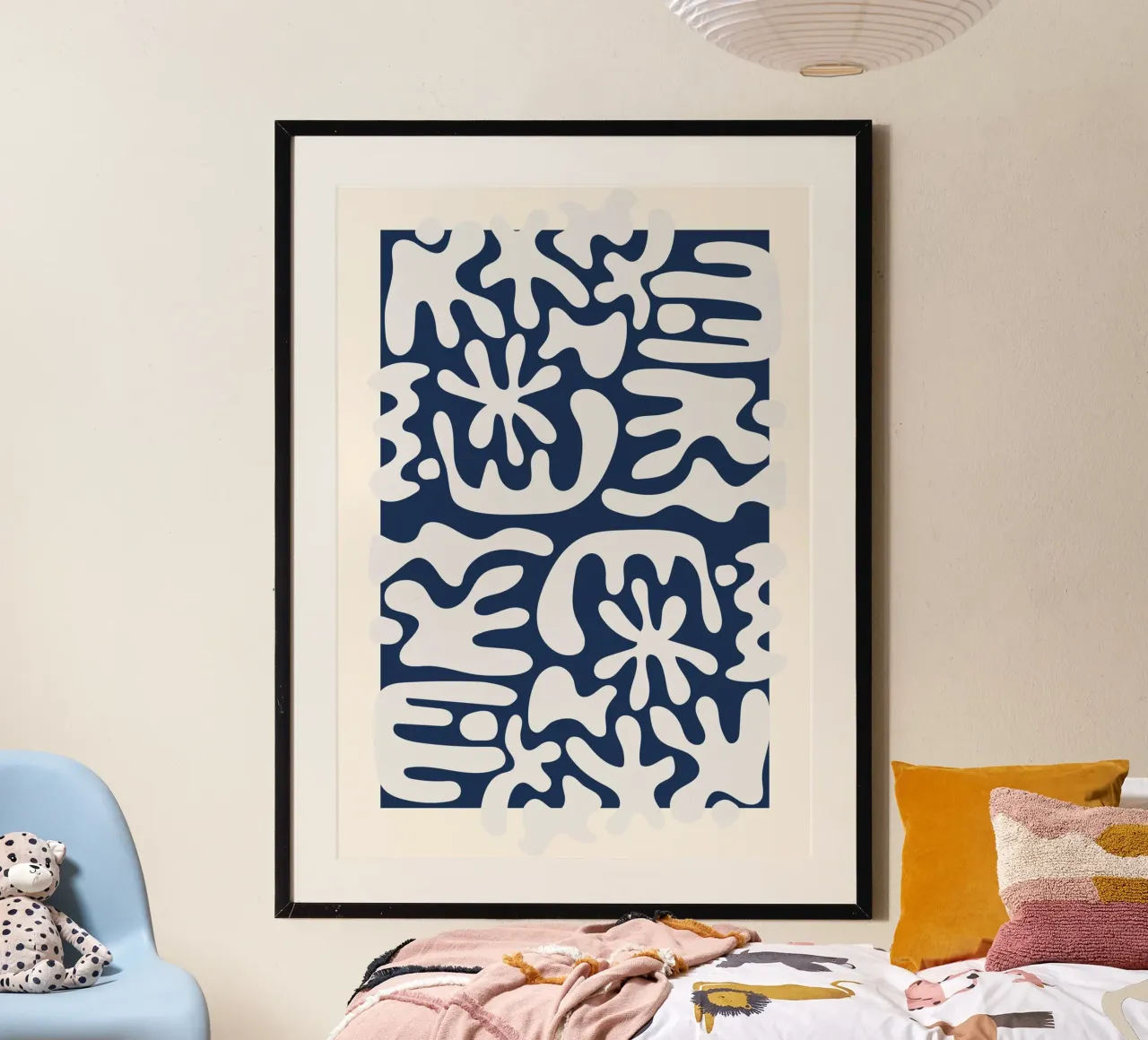 Abstrakte Echos Poster von RS LAB STUDIO