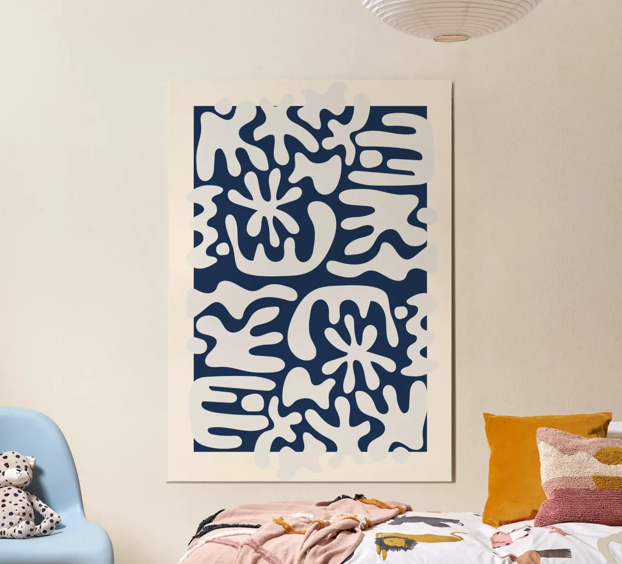 Abstrakte Echos Poster von RS LAB STUDIO