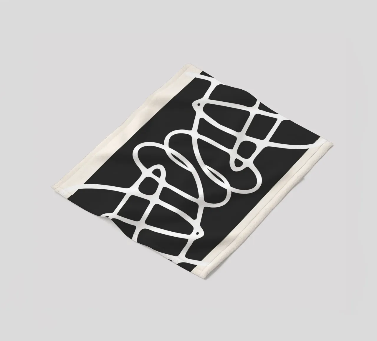 Intensity of rhythms fleece blanket by RS LAB STUDIO