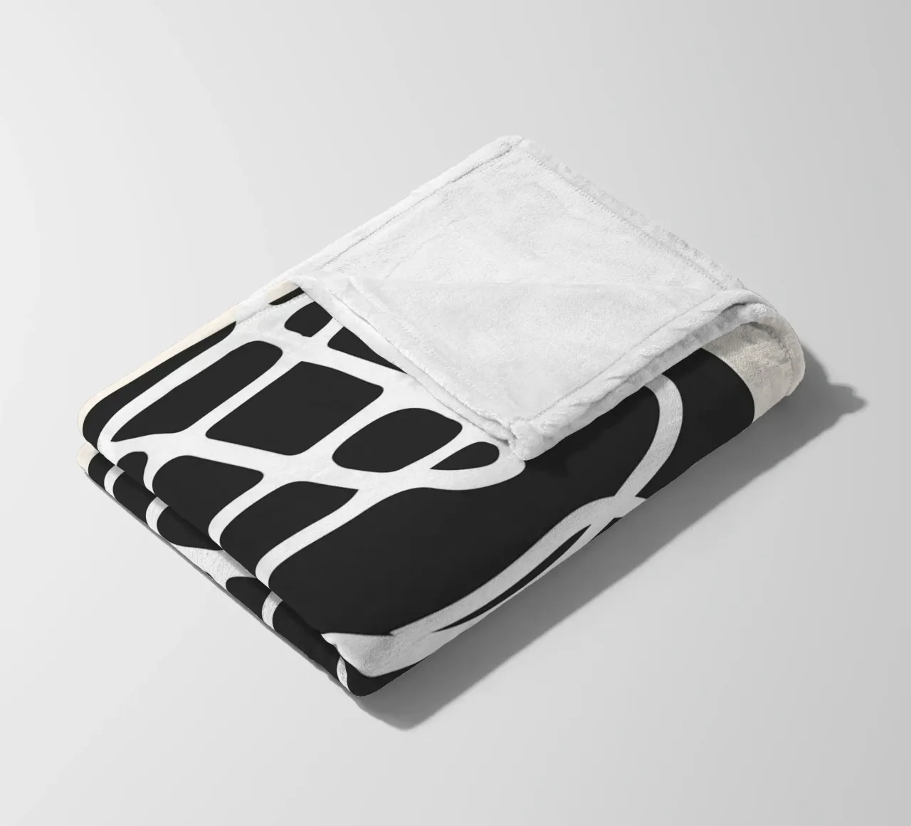Intensity of rhythms fleece blanket by RS LAB STUDIO