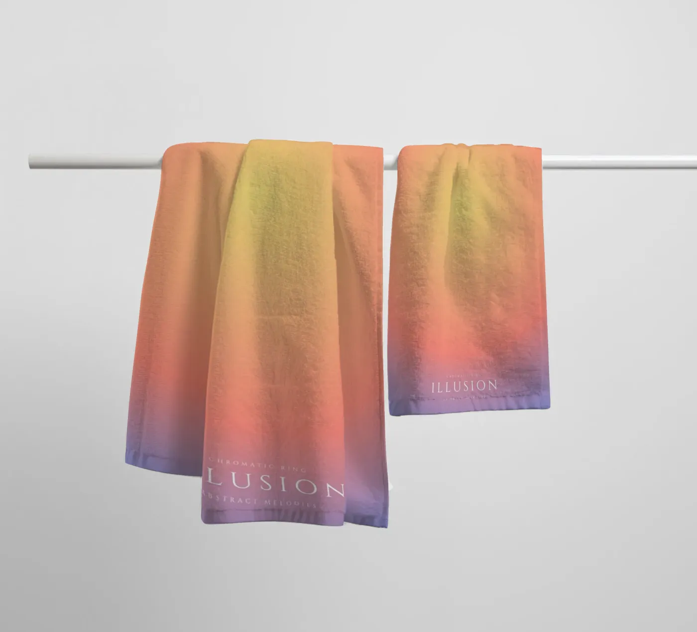 Illusie badhanddoek van RS LAB STUDIO