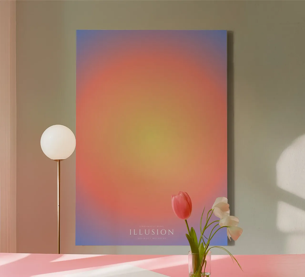 Illusione tela con Cornice a cassetta da RS LAB STUDIO