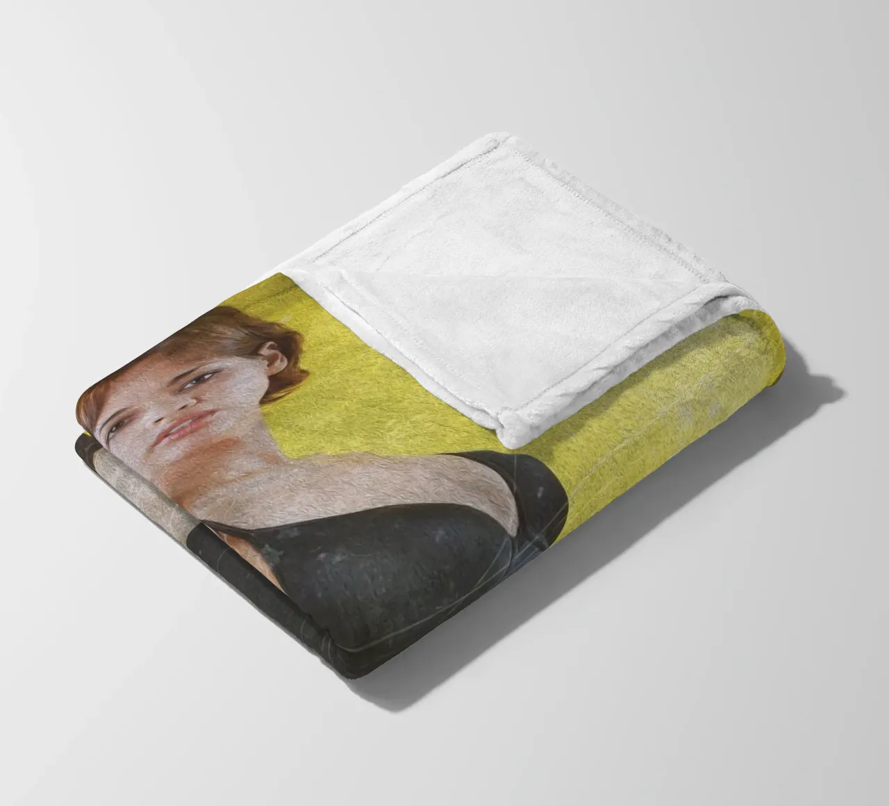 Alena in nero coperta in pile da Dave Hare Photography