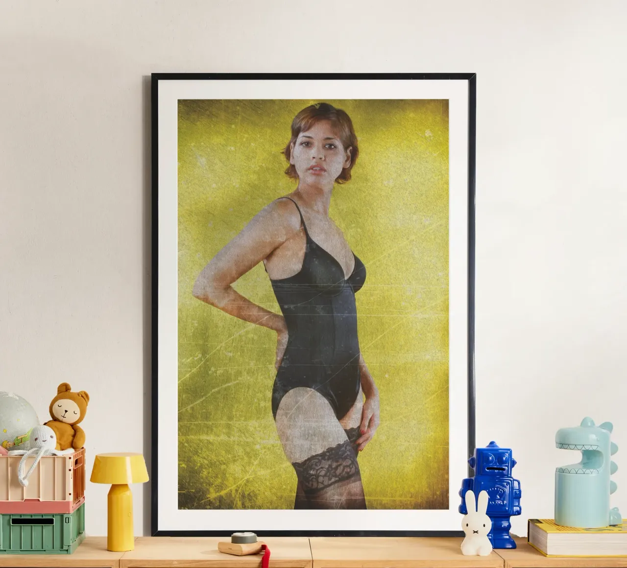 Alena in black hahnemühle by Dave Hare Photography