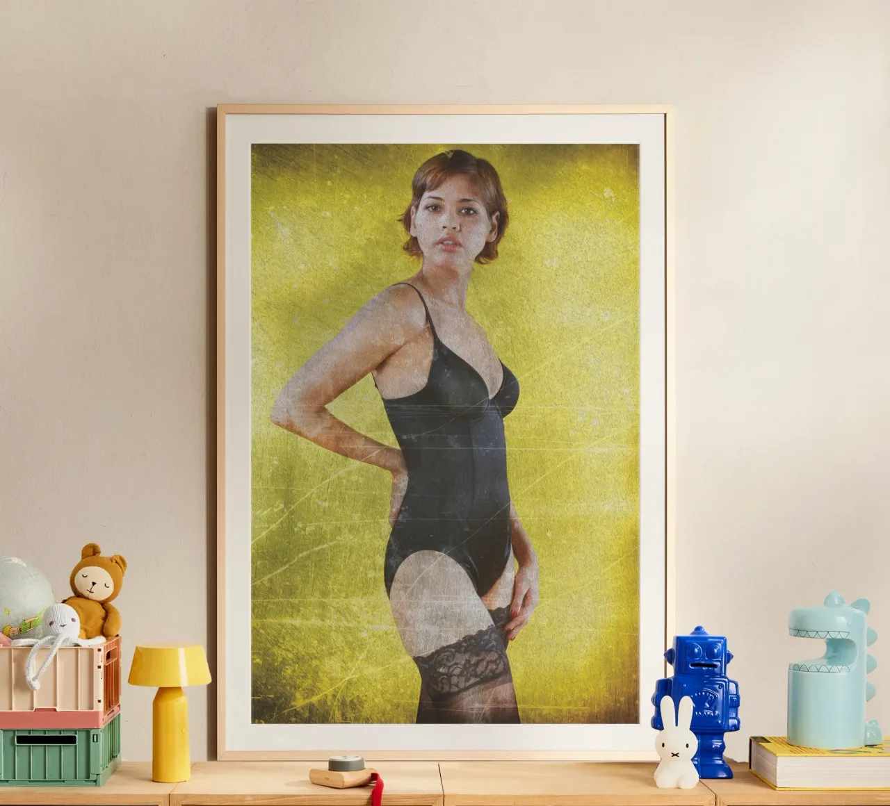 Alena in black hahnemühle by Dave Hare Photography
