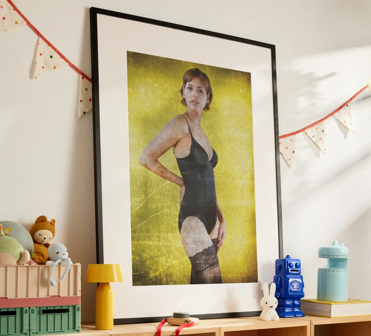 Alena in black hahnemühle by Dave Hare Photography
