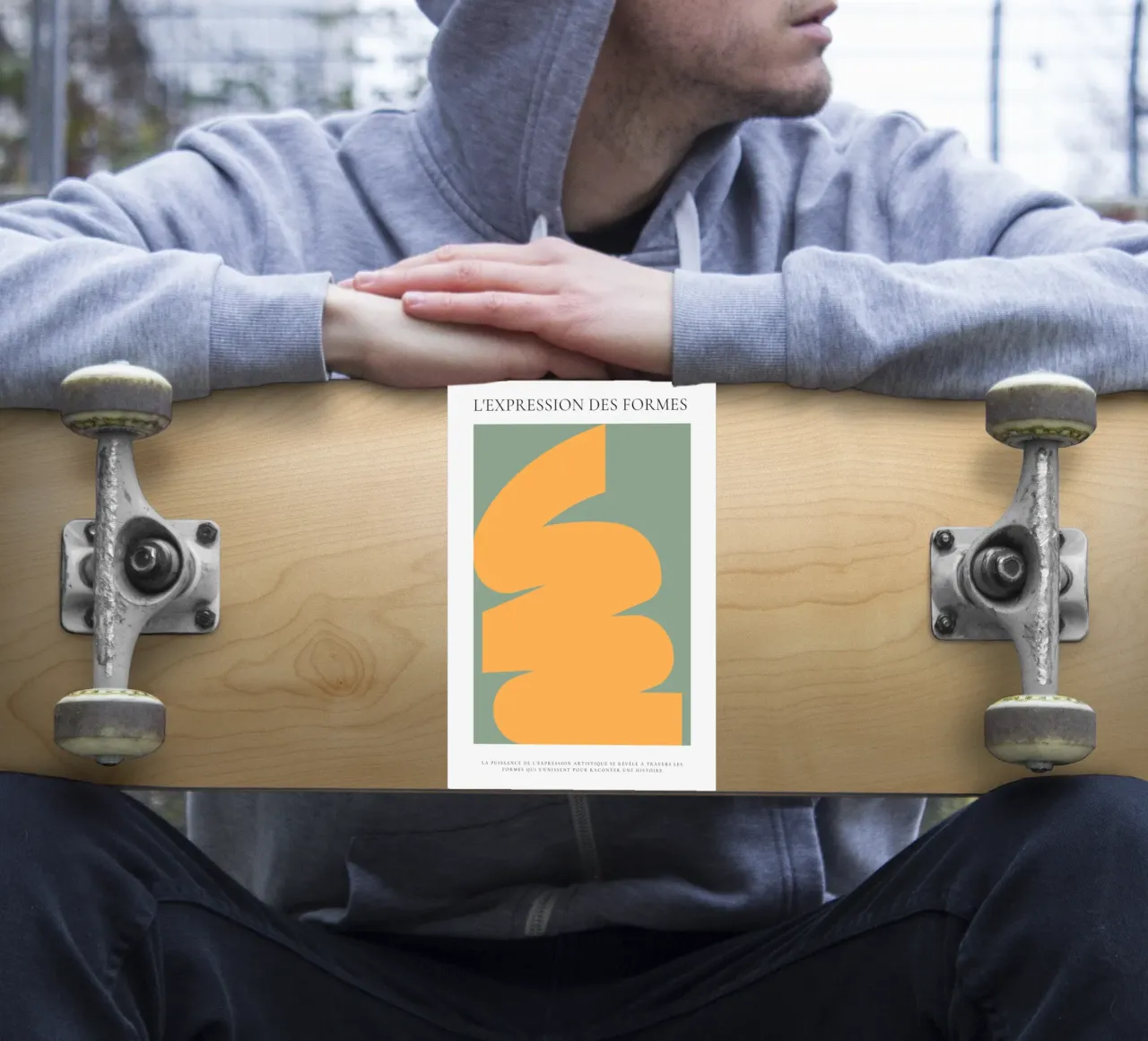 Evocation abstraite sticker by RS LAB STUDIO