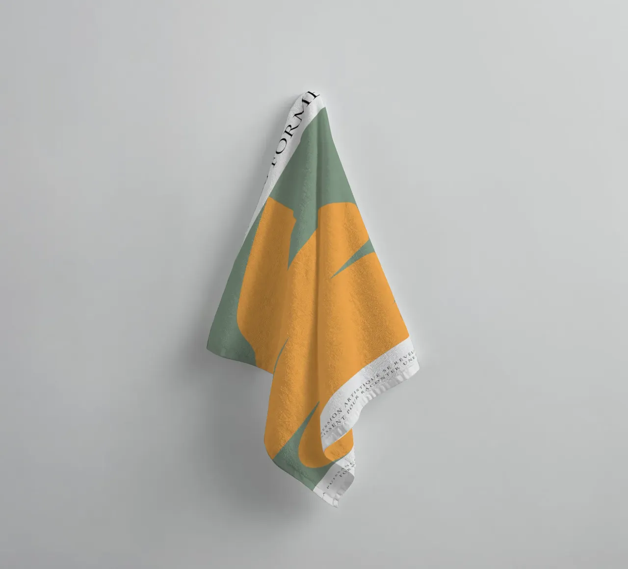 Evocatie abstraite badhanddoek van RS LAB STUDIO