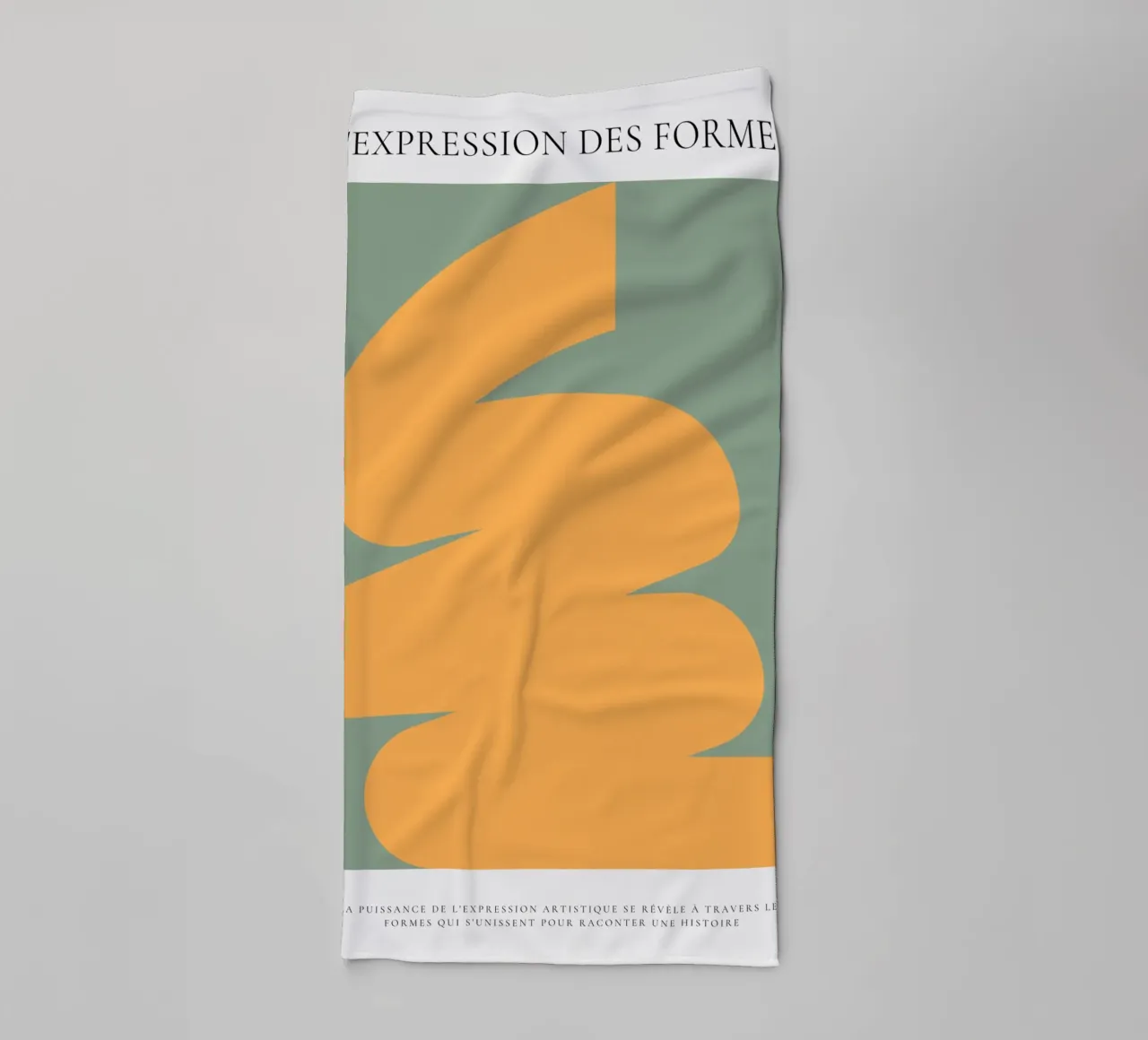 Evocatie abstraite badhanddoek van RS LAB STUDIO