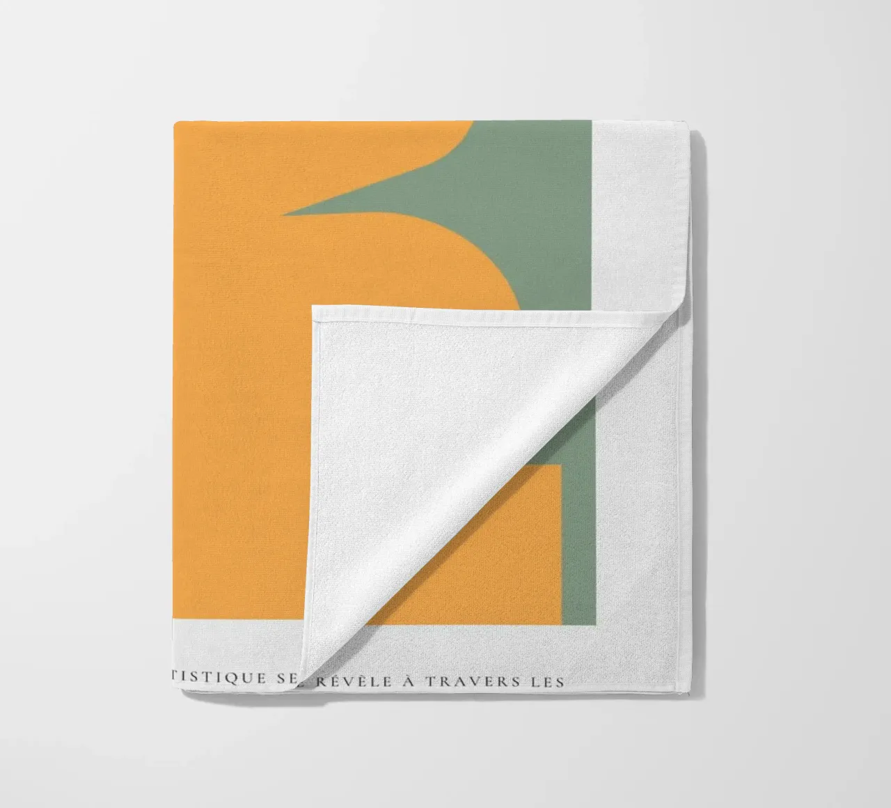 Evocation abstraite beach towel by RS LAB STUDIO