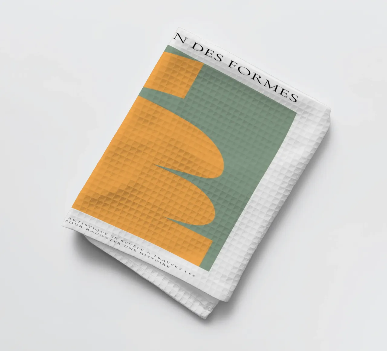 Evocation abstraite tea towel by RS LAB STUDIO