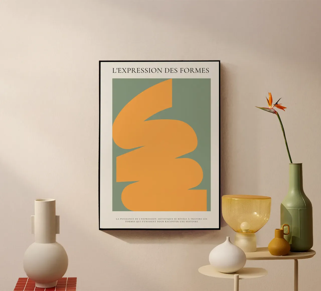 Evocation abstraite plexiglas de RS LAB STUDIO