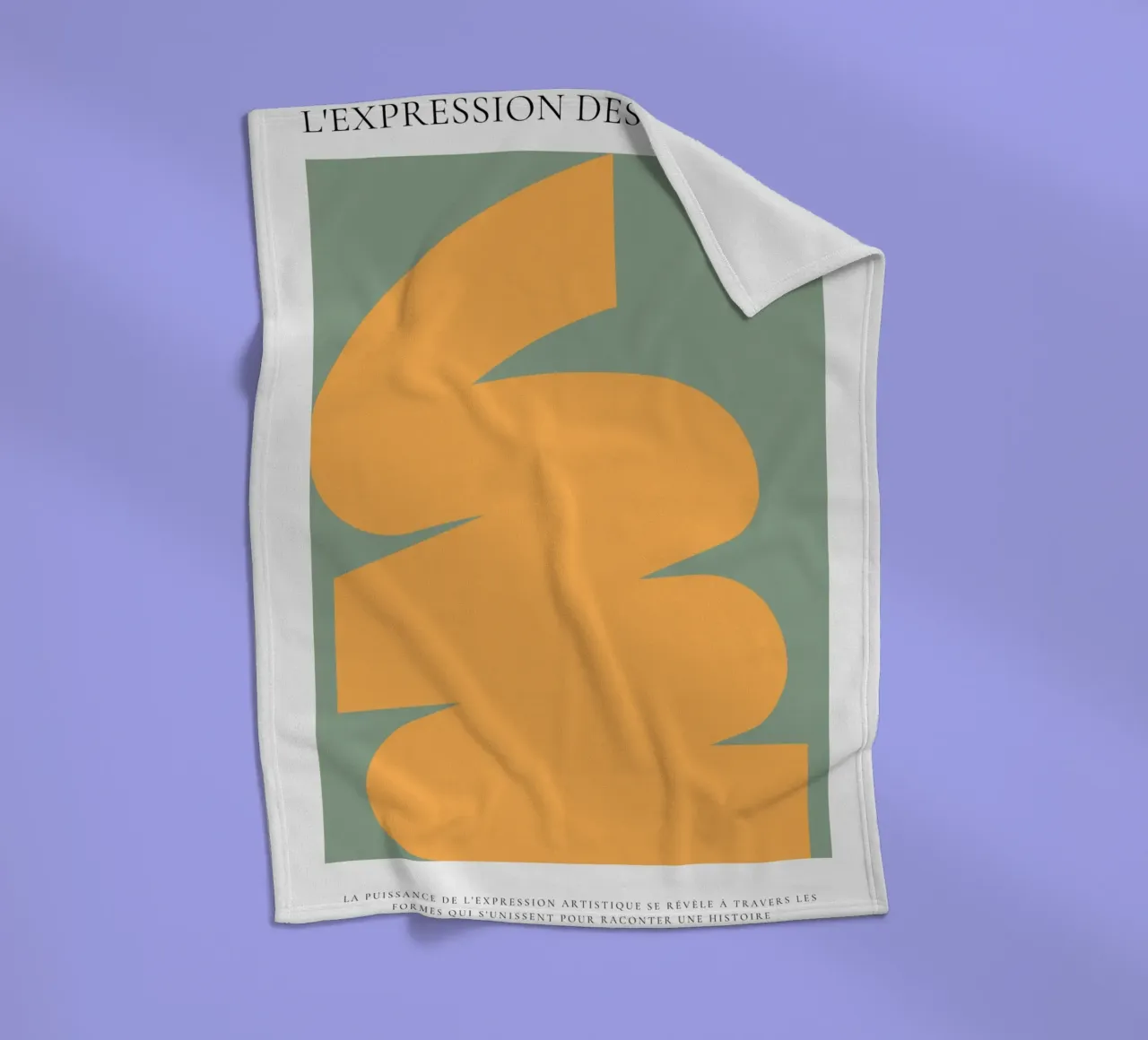 Evocation abstraite Fleecedecke von RS LAB STUDIO