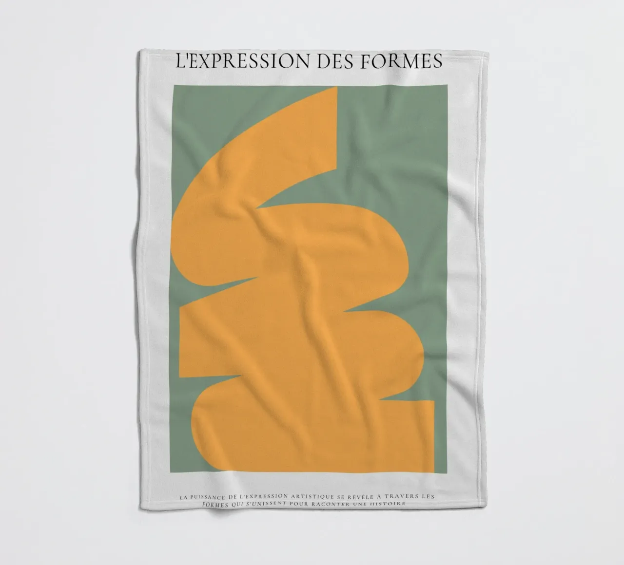 Evocation abstraite Fleecedecke von RS LAB STUDIO