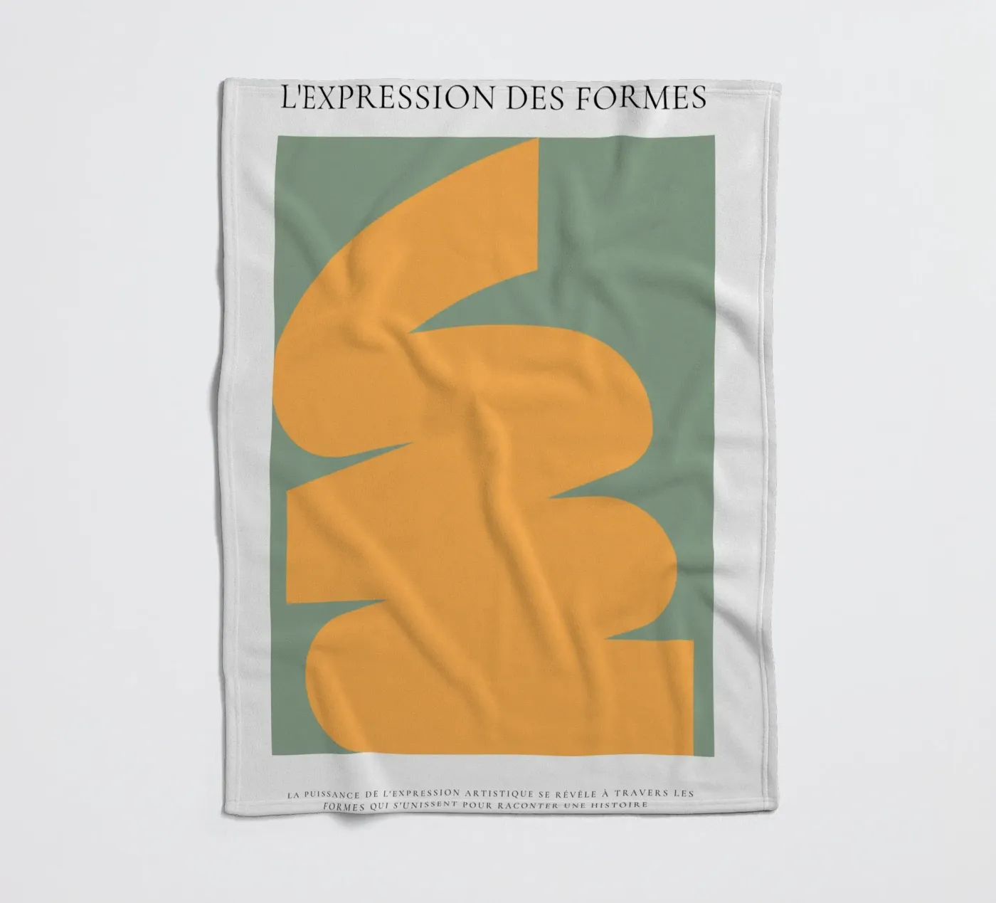 Evocation abstraite Fleecedecke von RS LAB STUDIO