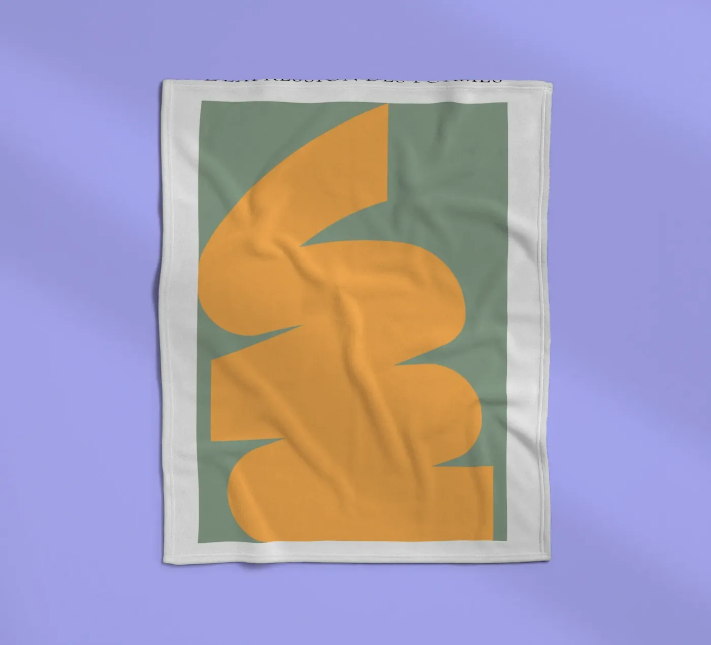 Evocation abstraite Fleecedecke von RS LAB STUDIO