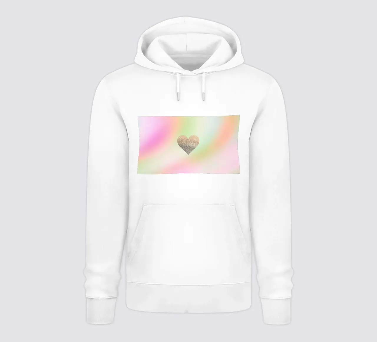 Cuore d'oro Arcobaleno felpa con cappuccio da Monika Strigel