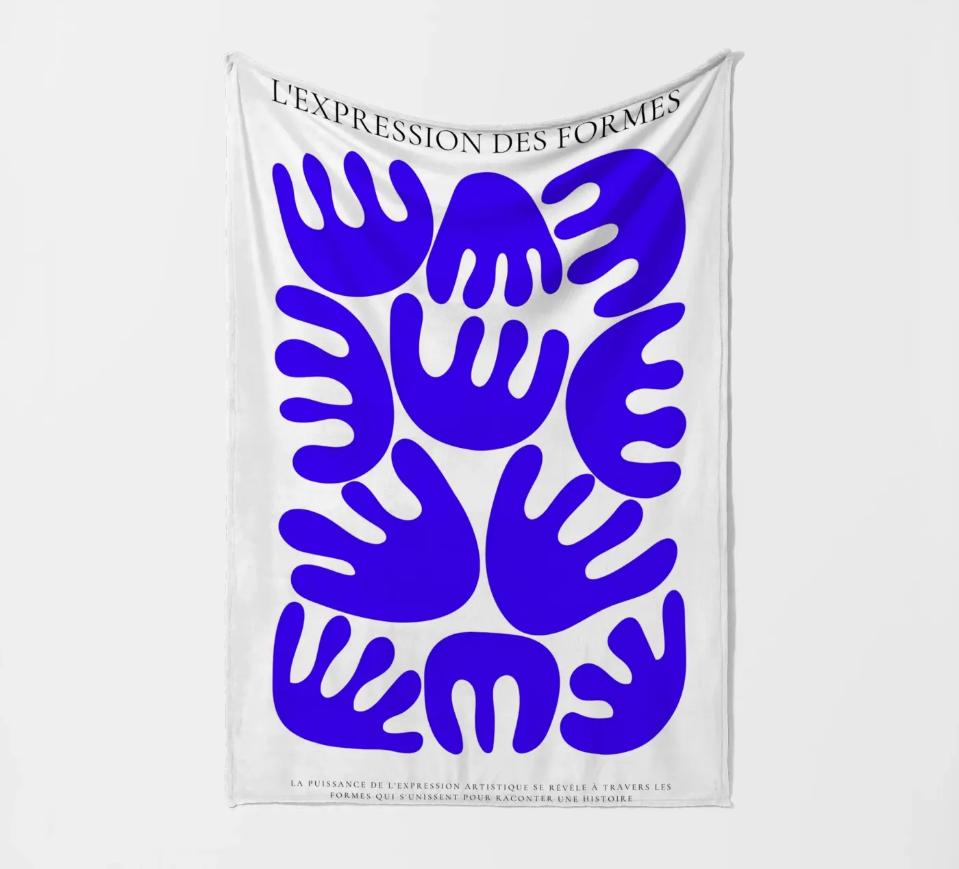 Geometric harmony fleecedeken van RS LAB STUDIO