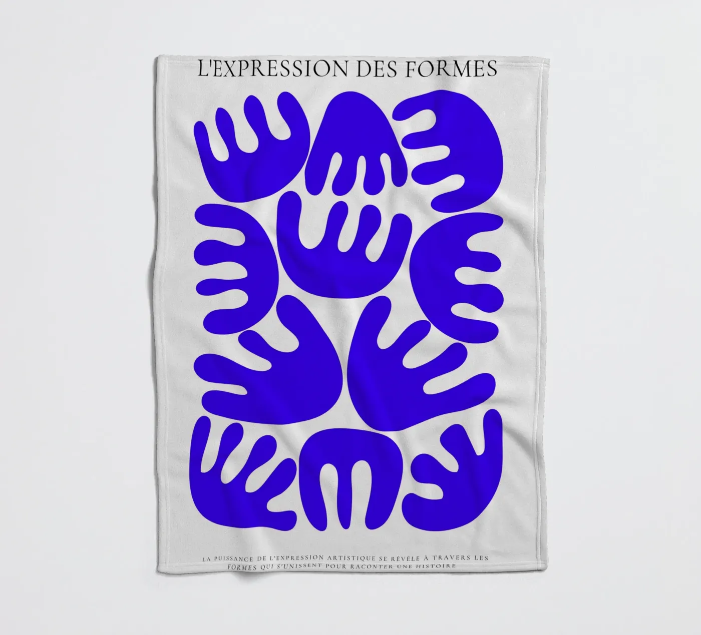 Geometric harmony fleecedeken van RS LAB STUDIO