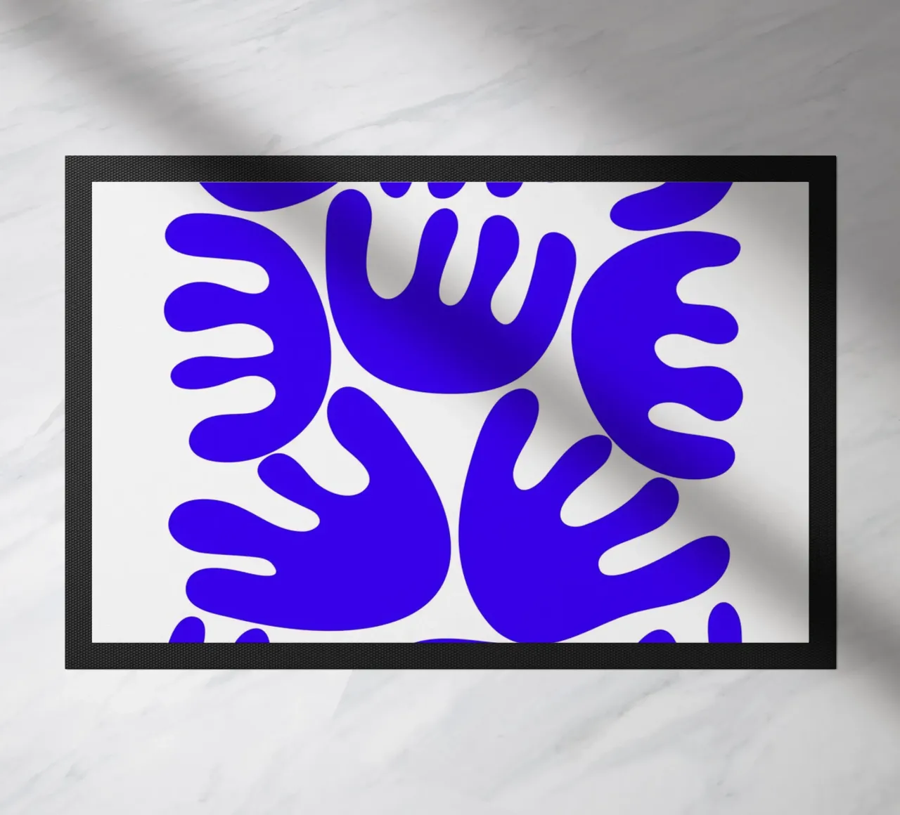 Geometric harmony doormat by RS LAB STUDIO