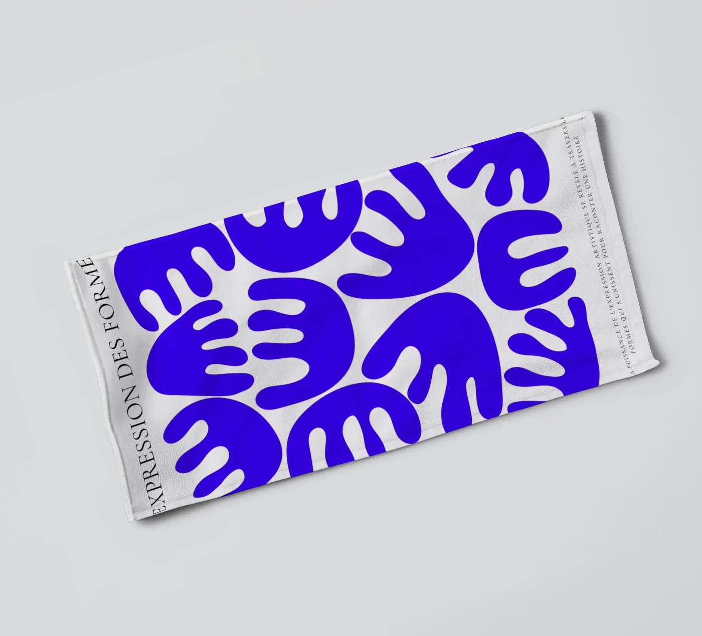 Geometric harmony towel by RS LAB STUDIO