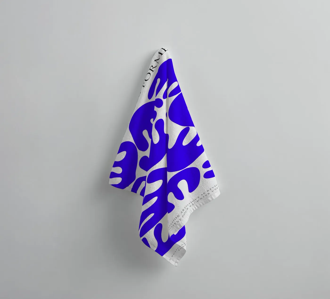 Geometric harmony towel by RS LAB STUDIO