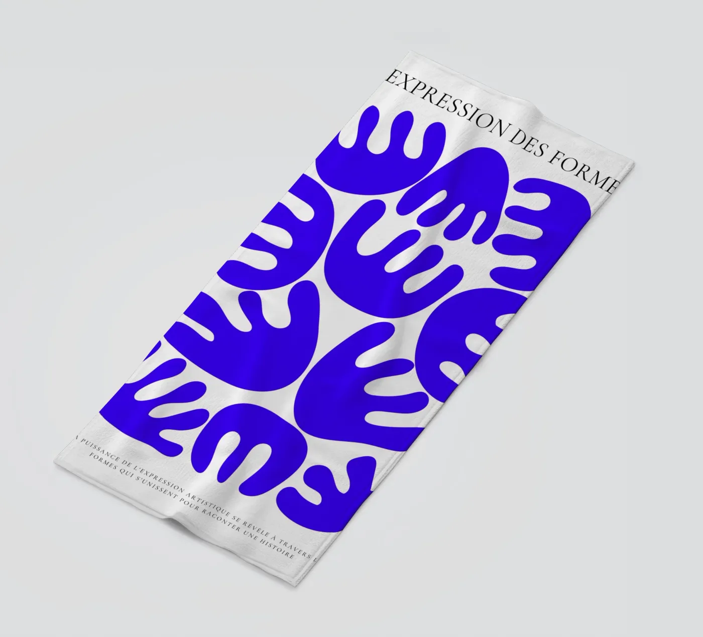 Geometric harmony beach towel by RS LAB STUDIO