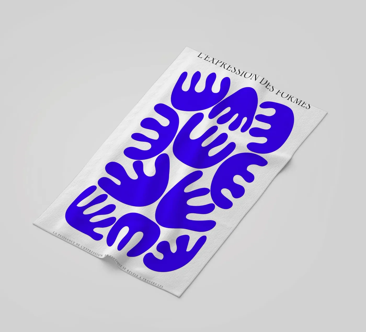 Geometric harmony beach towel by RS LAB STUDIO