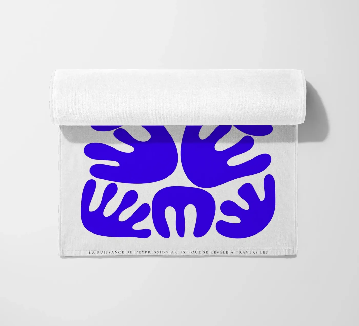 Geometric harmony beach towel by RS LAB STUDIO