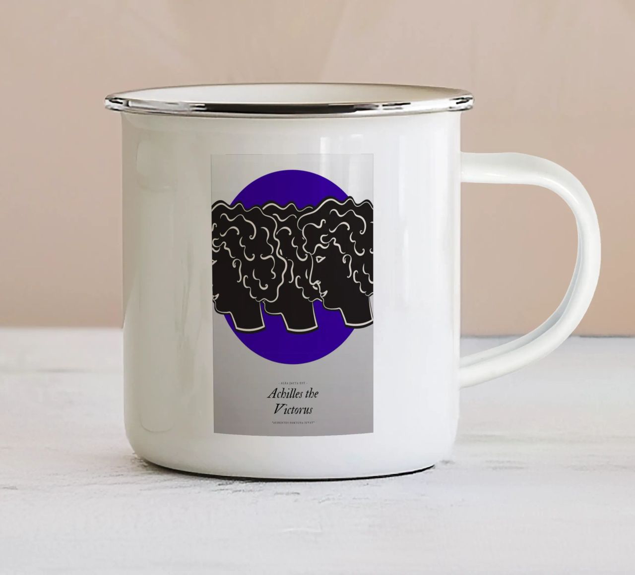 Victorius Gang tazza in smalto da RS LAB STUDIO