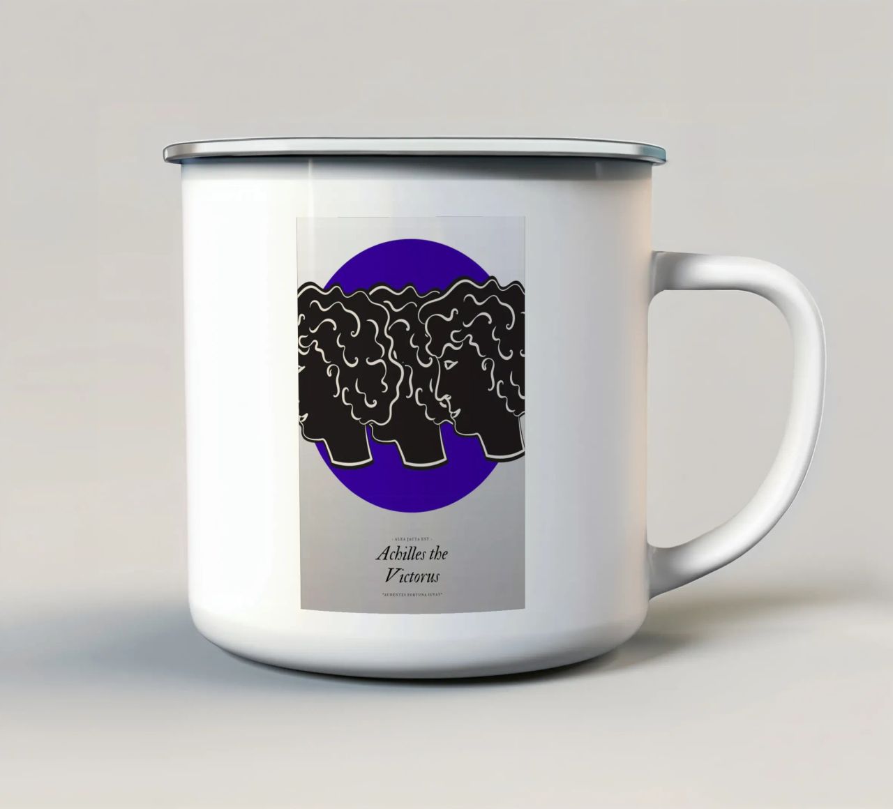 Victorius Gang tazza in smalto da RS LAB STUDIO