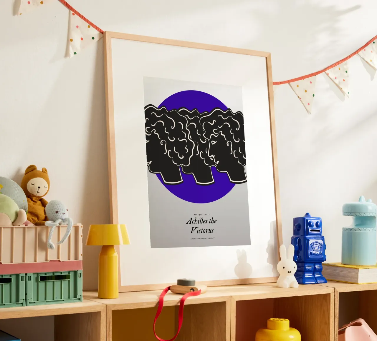 Victorius Gang poster con telaio in legno da RS LAB STUDIO
