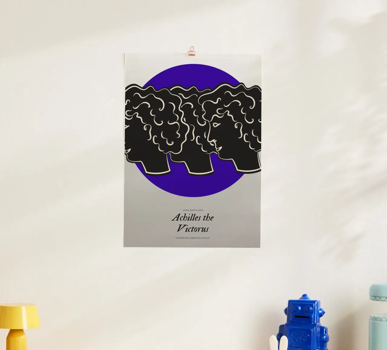 Victorius Gang poster con telaio in legno da RS LAB STUDIO