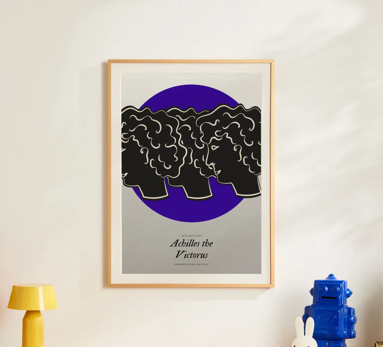 Victorius Gang poster con telaio in legno da RS LAB STUDIO
