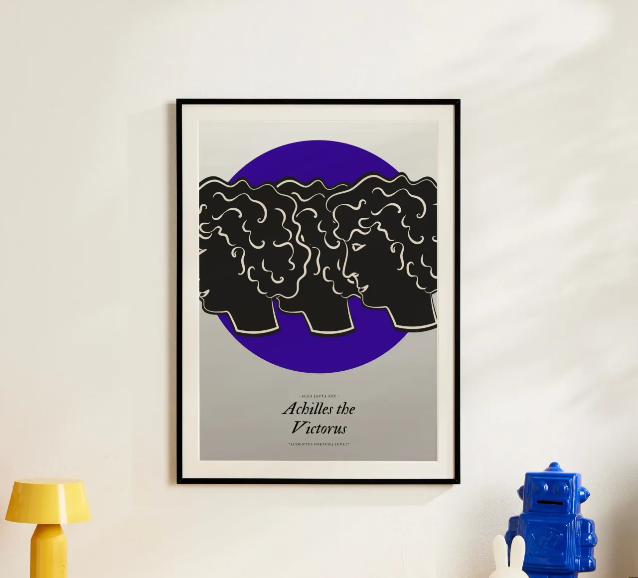 Victorius Gang poster con telaio in legno da RS LAB STUDIO