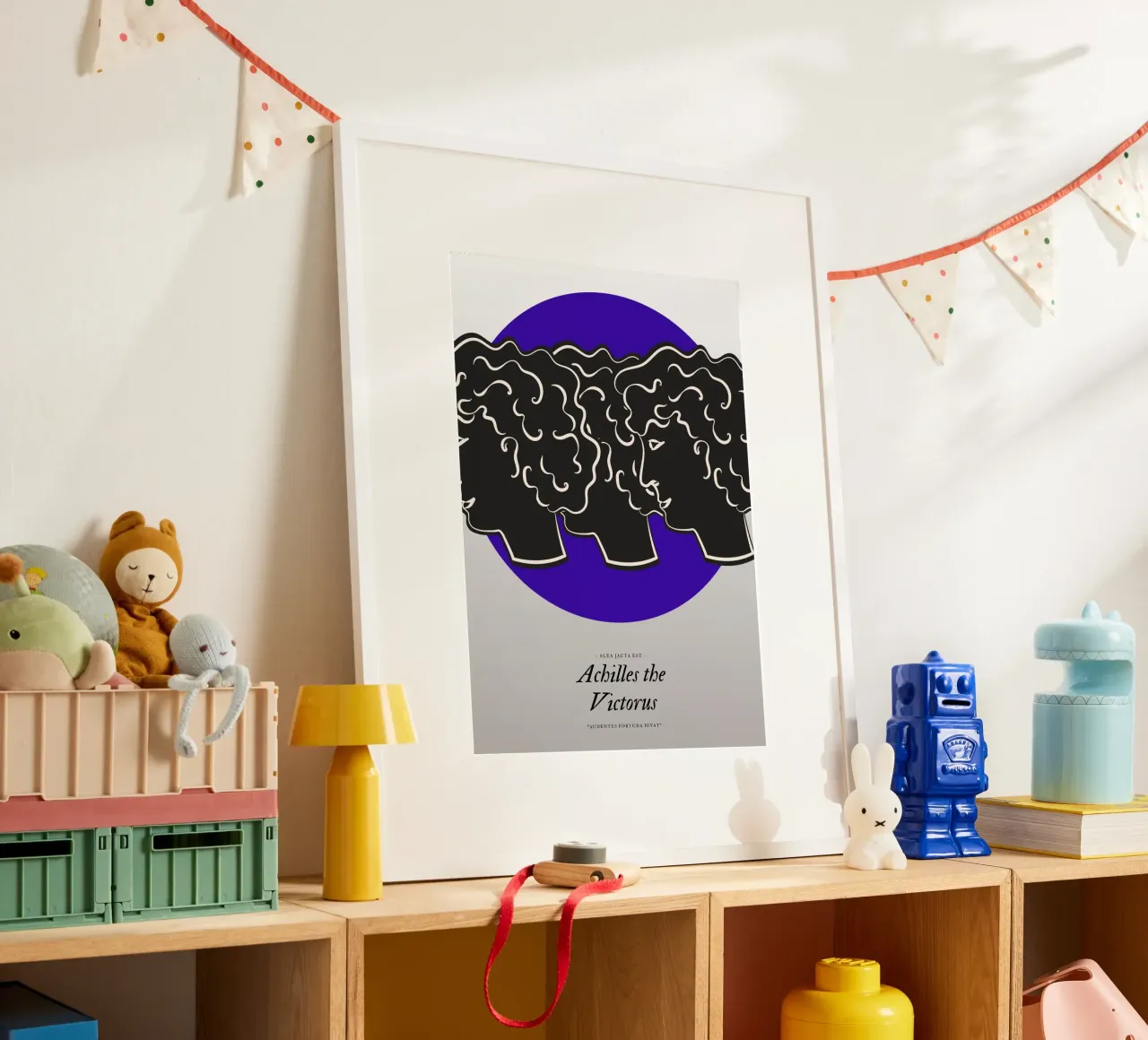 Victorius Gang poster con telaio in legno da RS LAB STUDIO