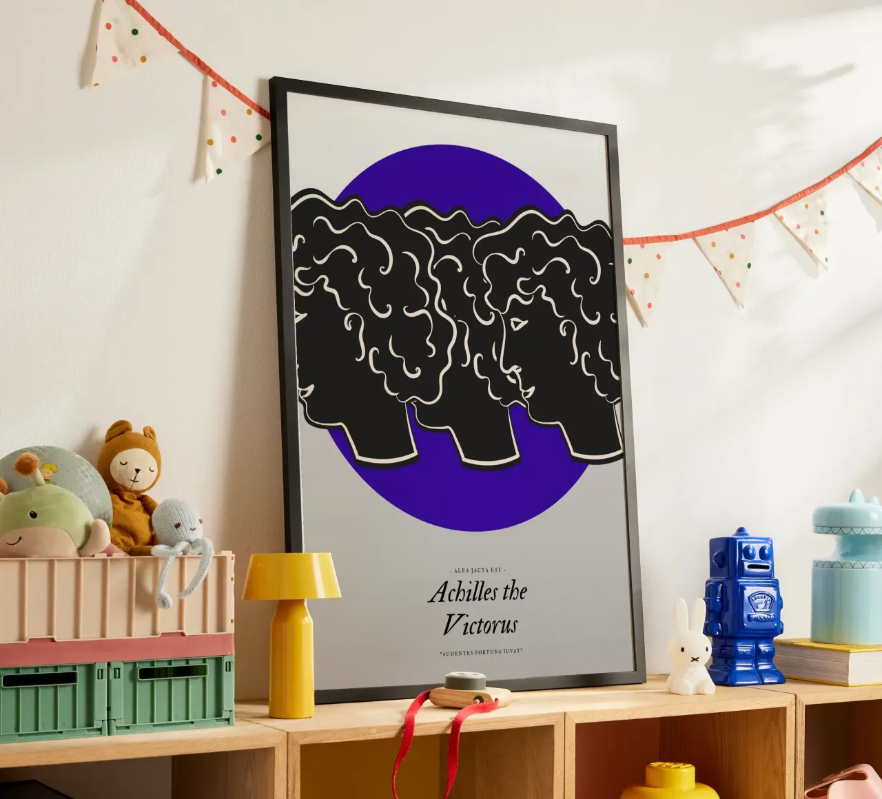 Victorius Gang poster con telaio in legno da RS LAB STUDIO