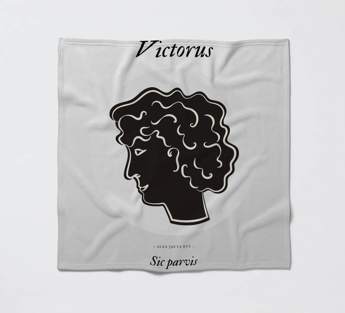 Black Victorius Fleecedecke von RS LAB STUDIO