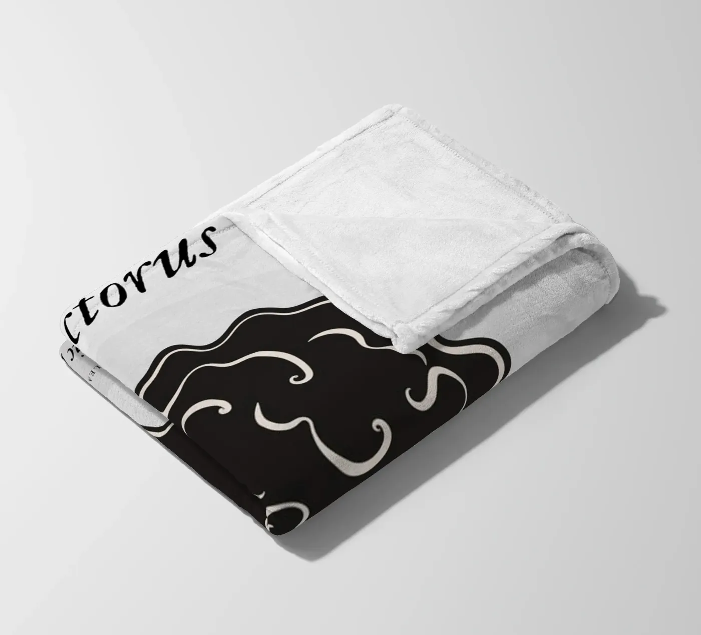 Black Victorius Fleecedecke von RS LAB STUDIO