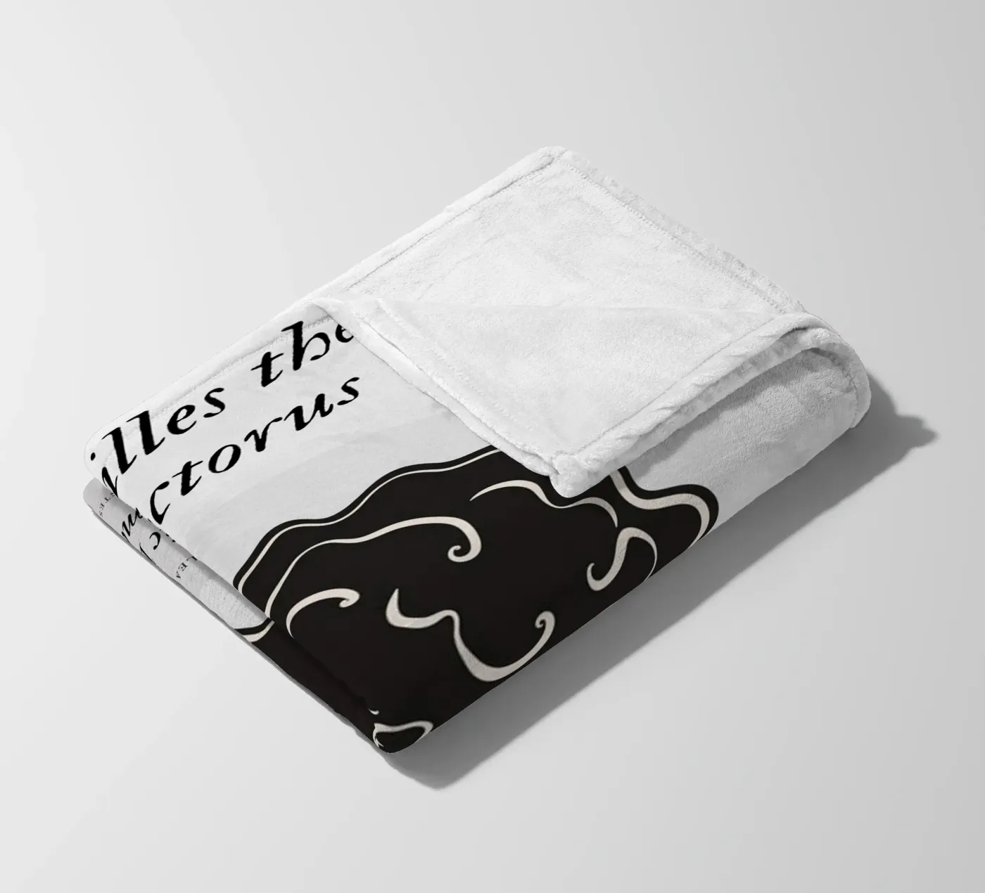 Black Victorius Fleecedecke von RS LAB STUDIO