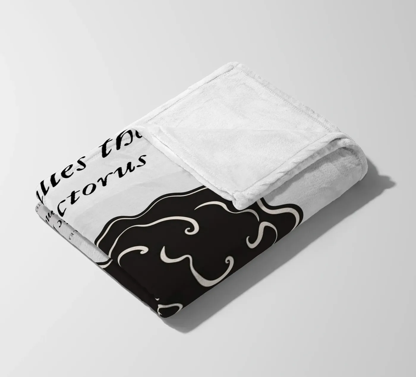 Black Victorius Fleecedecke von RS LAB STUDIO