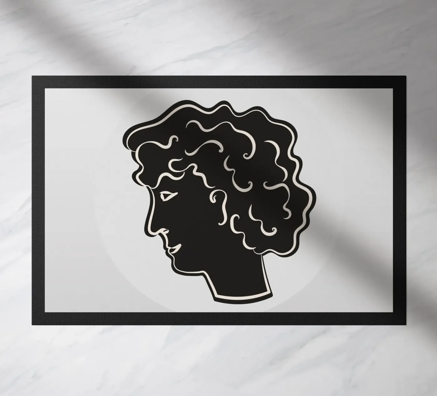 Schwarzer Victorius Fußmatte von RS LAB STUDIO