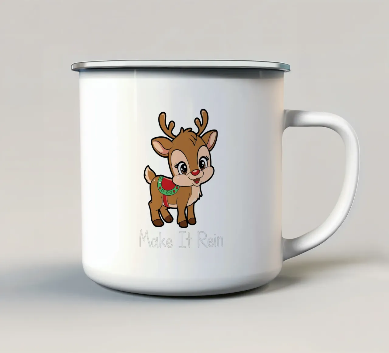 Make It Rein mug en émail de edsonramosart