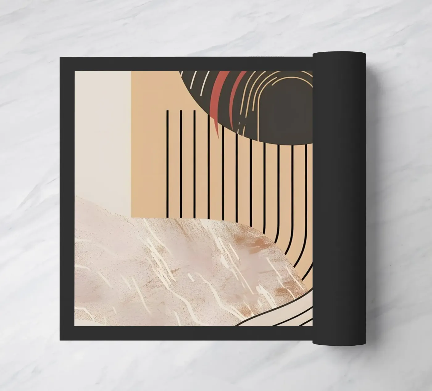 large circle deurmat van LisaArtes