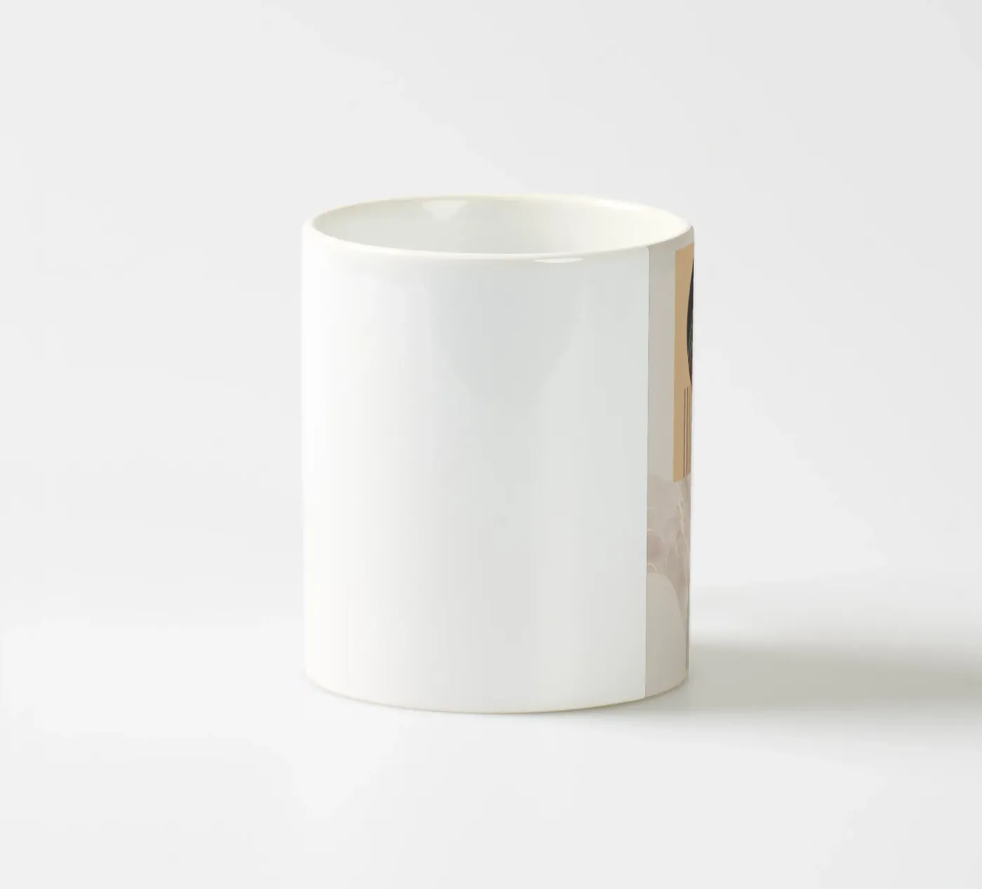 large circle ceramic mug by LisaArtes