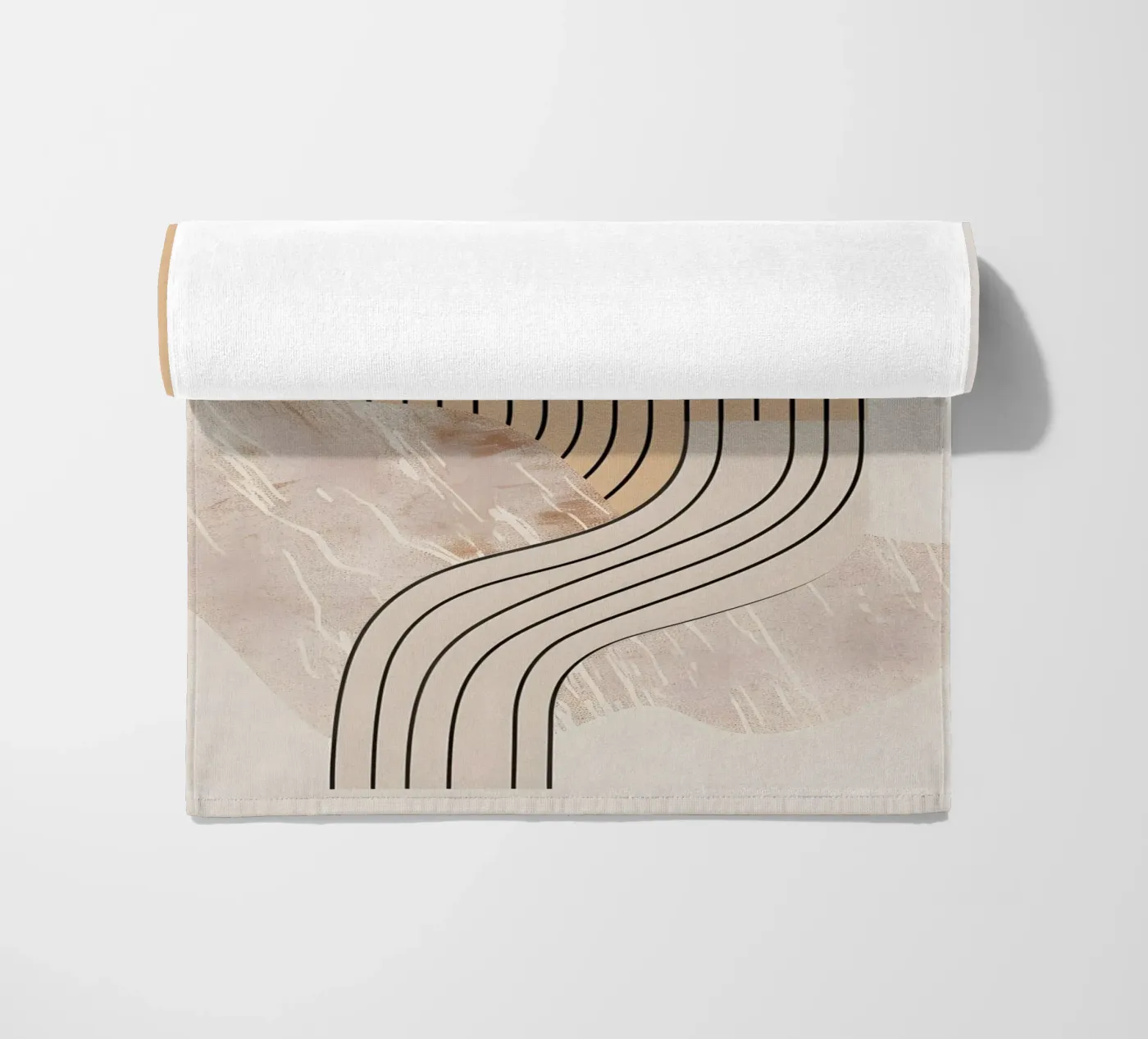large circle beach towel by LisaArtes