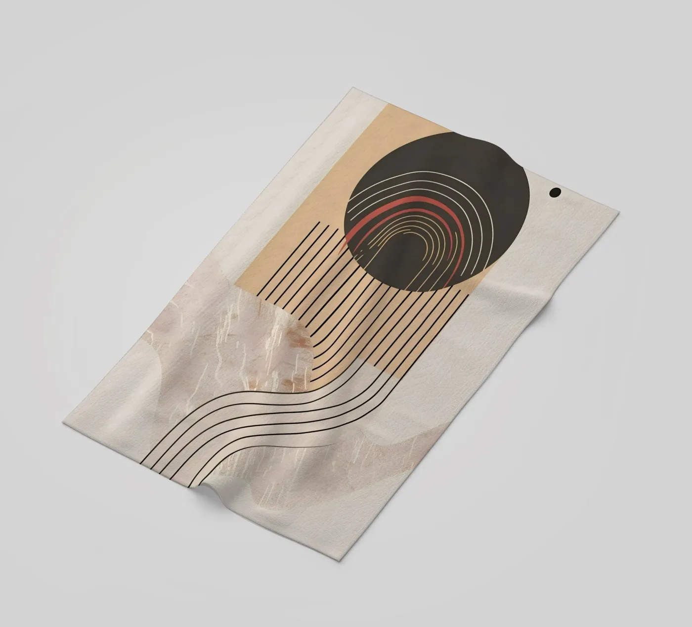 large circle beach towel by LisaArtes