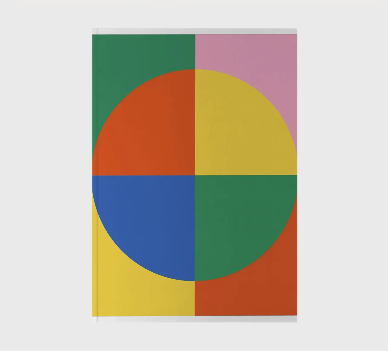 Bauhaus Abstract Tiles Pattern notebook by Paigaam Studio