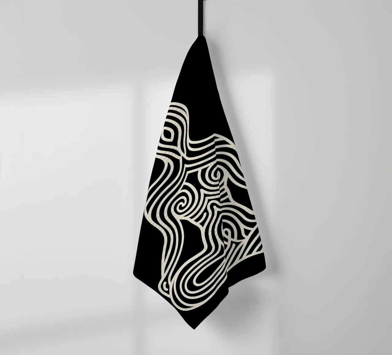 Design del logo Yoga per donne canovaccio da cucina da Autofocus